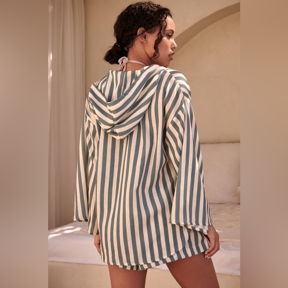 Anthropologie Encantadore Rapha Linen Hoodie - Picture 2 of 12